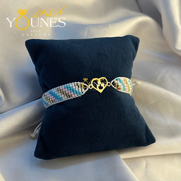 دستبند میوکی آتش قلب طلا